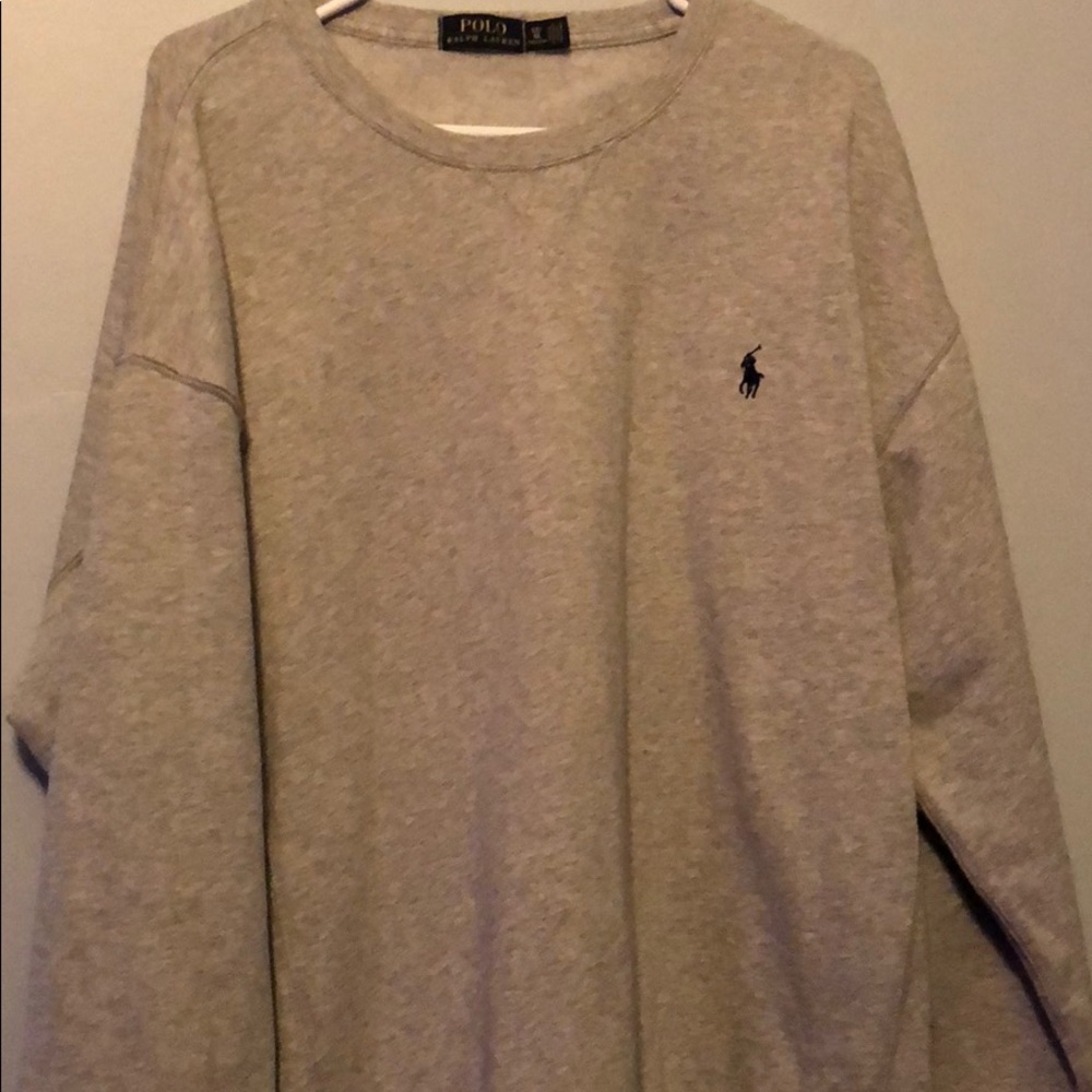 Polo Grey L Oversized Crew Neck